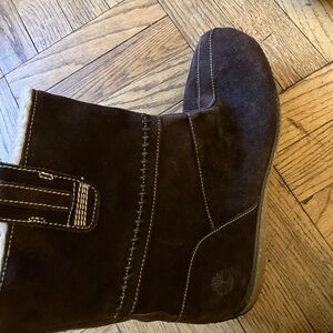Timberland Dark Brown Suede Boots